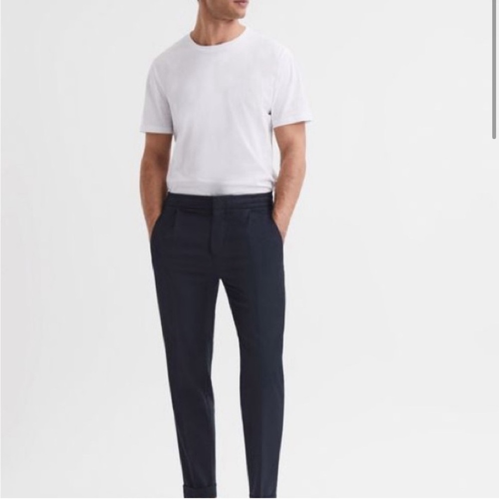 Reiss Brighton Navy Chinos